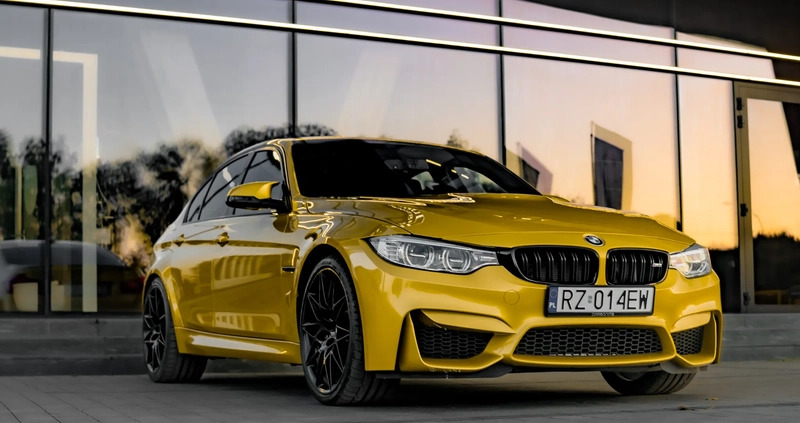 BMW M3 cena 189900 przebieg: 60000, rok produkcji 2016 z Rzeszów małe 106
